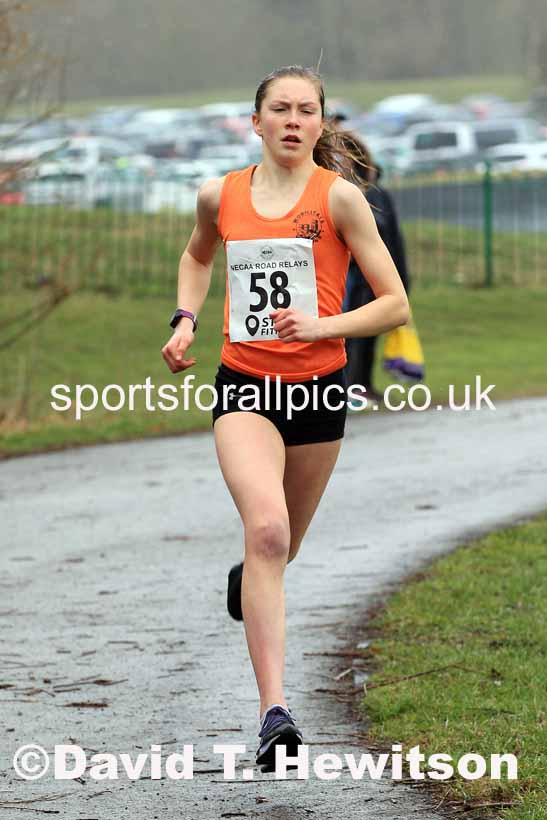 Senior Women and Veteran Women (Over 35s) and Vetreran Men (Over 50s), 2023 NECAA Royal Signals Relays, Hetton le Hole, County Durham. Photo: David T. Hewitson/Sports for All Pics